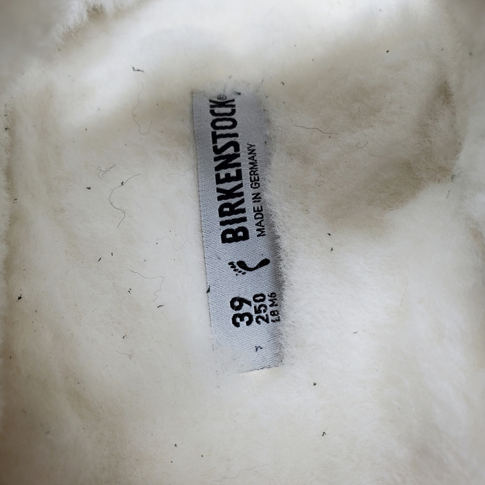New Birkenstock Arizona Mountain Green Shearling Sandals - Picture 4 of 7